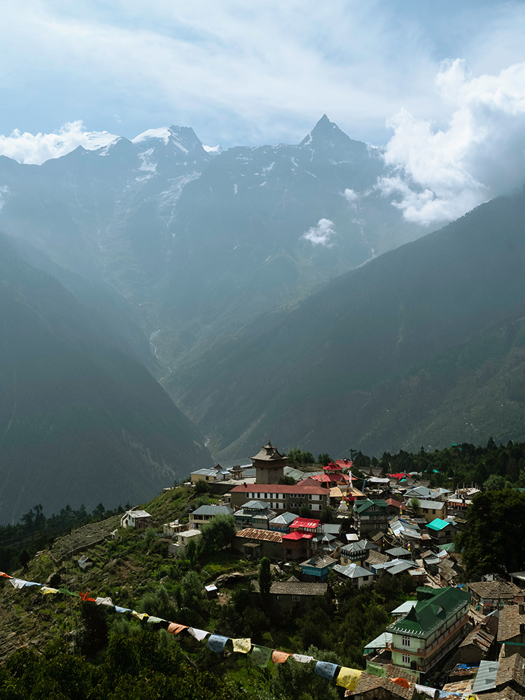 The beautiful Town of Kalpa